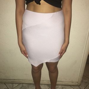 CUTE RIBBED LILAC MINI SKIRT
